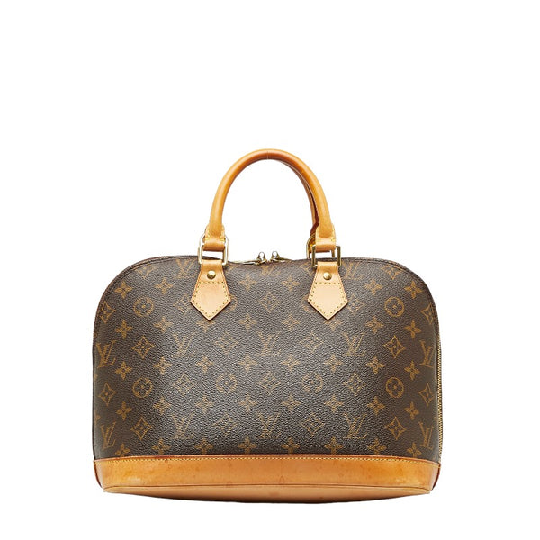 ルイ ヴィトン モノグラム アルマPM ハンドバッグ M51130 ブラウン PVC レザー レディース LOUIS VUITTON 【中古】