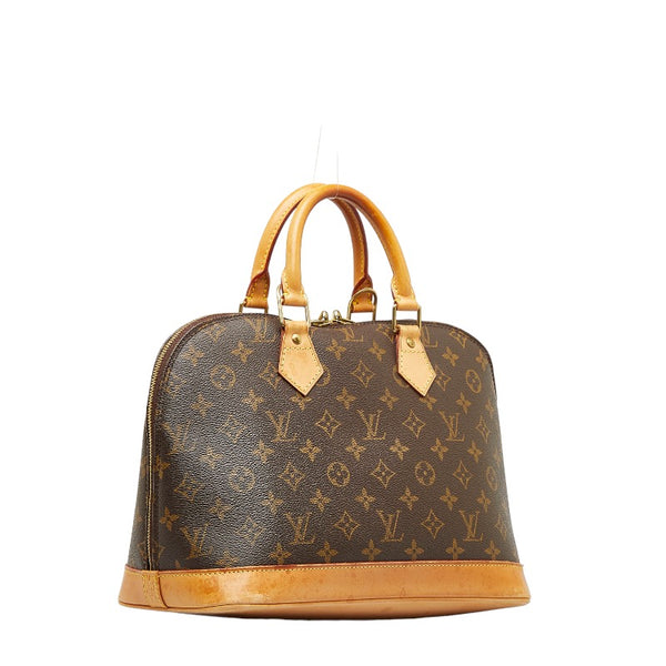 ルイ ヴィトン モノグラム アルマPM ハンドバッグ M51130 ブラウン PVC レザー レディース LOUIS VUITTON 【中古】