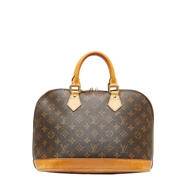 ルイ ヴィトン モノグラム アルマPM ハンドバッグ M51130 ブラウン PVC レザー レディース LOUIS VUITTON 【中古】