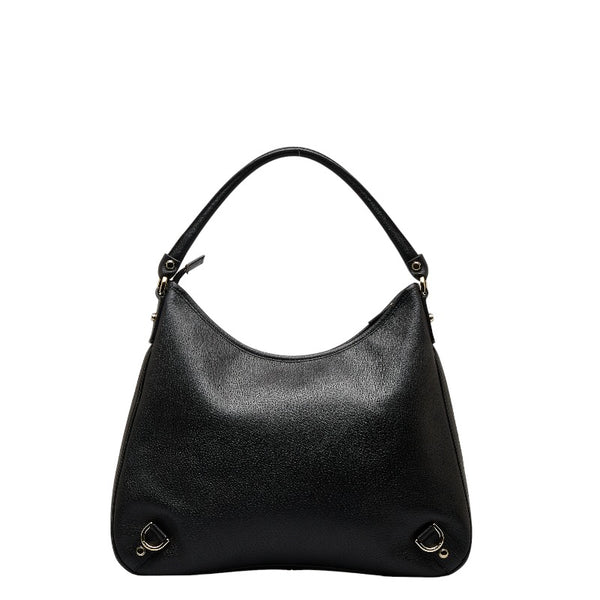 グッチ アビー ワンショルダーバッグ 130737 ブラック レザー レディース GUCCI 【中古】