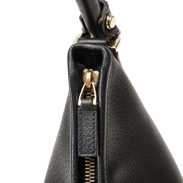 グッチ アビー ワンショルダーバッグ 130737 ブラック レザー レディース GUCCI 【中古】