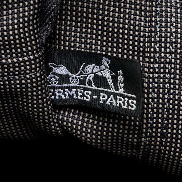 エルメス エールライン MM トートバッグ ハンドバッグ グレー キャンバス レディース HERMES 【中古】