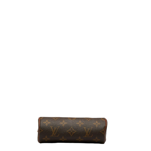 ルイ ヴィトン モノグラム パピヨン ポーチ M51385 ブラウン PVC レザー レディース LOUIS VUITTON 【中古】
