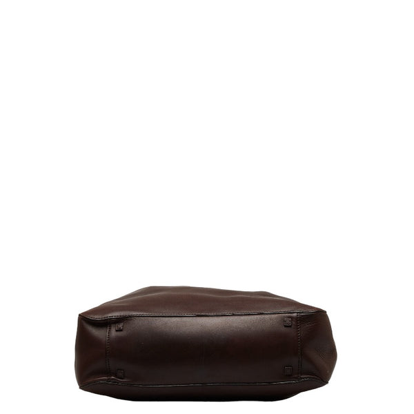 グッチ トートバッグ ショルダーバッグ 101920 ブラウン レザー レディース GUCCI 【中古】