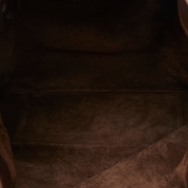 グッチ トートバッグ ショルダーバッグ 101920 ブラウン レザー レディース GUCCI 【中古】