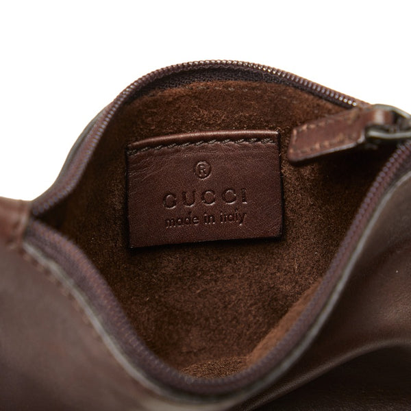 グッチ トートバッグ ショルダーバッグ 101920 ブラウン レザー レディース GUCCI 【中古】