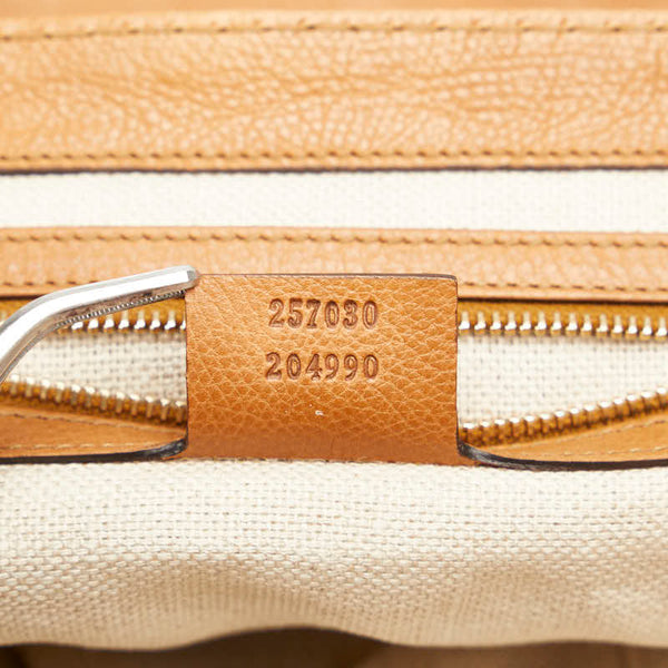 グッチ マラケシュ Gチャームフリンジ クラッチバッグ セカンドバッグ 257030 ベージュ レザー レディース GUCCI 【中古】