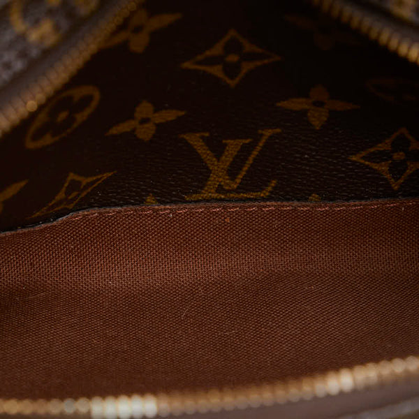 ルイ ヴィトン モノグラム モンスリGM リュック バックパック M51135 ブラウン PVC レザー レディース LOUIS VUITTON 【中古】