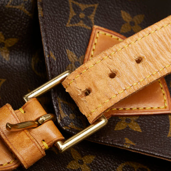 ルイ ヴィトン モノグラム モンスリGM リュック バックパック M51135 ブラウン PVC レザー レディース LOUIS VUITTON 【中古】