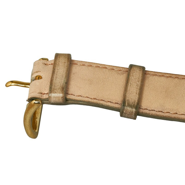 エルメス Hウォッチ 腕時計 HH1.501 クオーツ アイボリー文字盤 ステンレススチール レザー レディース HERMES 【中古】