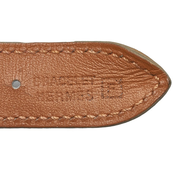 エルメス Hウォッチ 腕時計 HH1.501 クオーツ アイボリー文字盤 ステンレススチール レザー レディース HERMES 【中古】