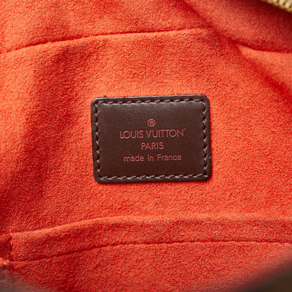 ルイ ヴィトン ダミエ サリア オリゾンタル ハンドバッグ N51282 ブラウン PVC レザー レディース LOUIS VUITTON 【中古】