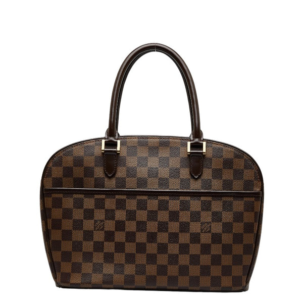 ルイ ヴィトン ダミエ サリア オリゾンタル ハンドバッグ N51282 ブラウン PVC レザー レディース LOUIS VUITTON 【中古】