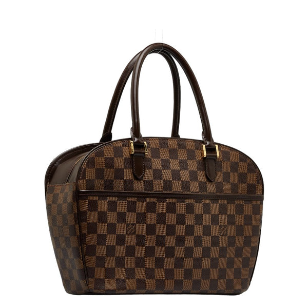 ルイ ヴィトン ダミエ サリア オリゾンタル ハンドバッグ N51282 ブラウン PVC レザー レディース LOUIS VUITTON 【中古】