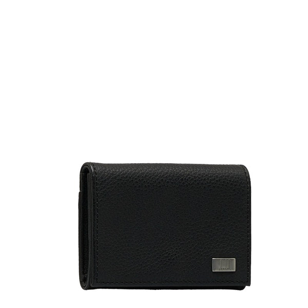 ダンヒル 名刺入れ カードケース ブラック レザー メンズ Dunhill 【中古】