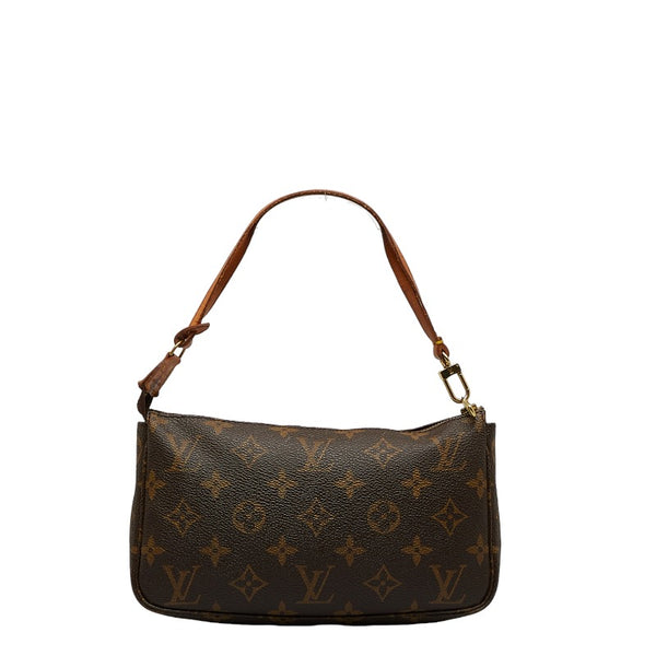 ルイ ヴィトン モノグラム ポシェット アクセソワール ショルダーバッグ M51980 ブラウン PVC レザー レディース LOUIS VUITTON 【中古】