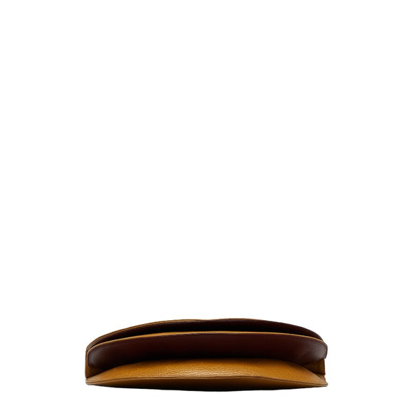 カルティエ マストライン 斜め掛け ショルダーバッグ ブラウン レザー レディース CARTIER 【中古】