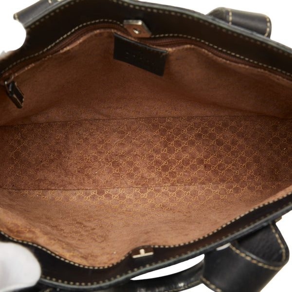 グッチ ハンドバッグ ミニ トートバッグ 000 0860 ブラック レザー レディース GUCCI 【中古】