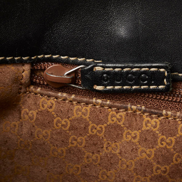 グッチ ハンドバッグ ミニ トートバッグ 000 0860 ブラック レザー レディース GUCCI 【中古】