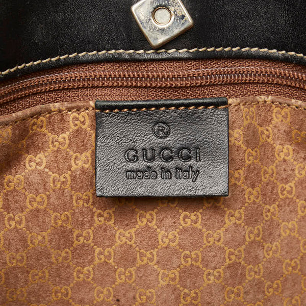 グッチ ハンドバッグ ミニ トートバッグ 000 0860 ブラック レザー レディース GUCCI 【中古】