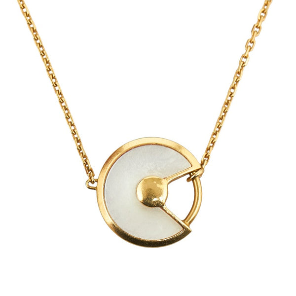 カルティエ アミュレット ドゥ カルティエ ブレスレット ゴールド ホワイト K18YG イエローゴールド レディース CARTIER 【中古】