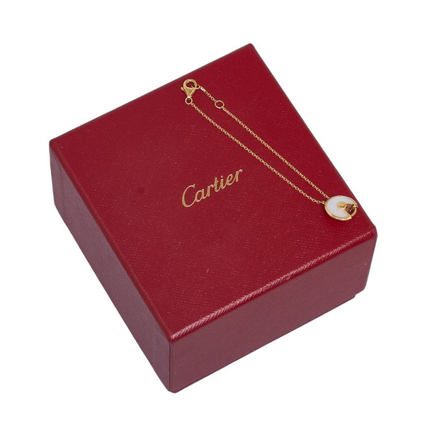 カルティエ アミュレット ドゥ カルティエ ブレスレット ゴールド ホワイト K18YG イエローゴールド レディース CARTIER 【中古】