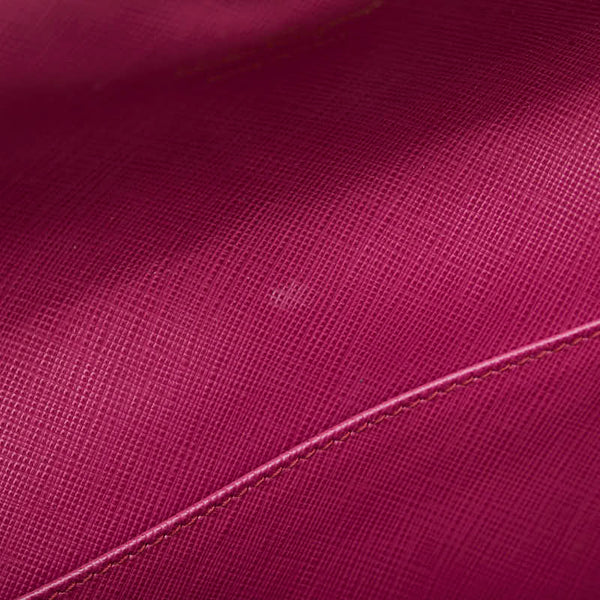 サルヴァトーレフェラガモ ガンチーニ チェーン ワンショルダーバッグ ハンドバッグ クラッチバッグ AU-22 C278 ピンク レザー レディース Salvatore Ferragamo 【中古】