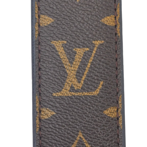 ルイ ヴィトン モノグラム ショルダーストラップ J02288 ブラウン ノワール ブラック PVC レザー レディース LOUIS VUITTON 【中古】