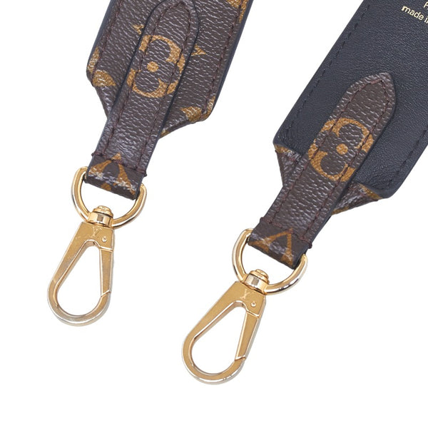 ルイ ヴィトン モノグラム ショルダーストラップ J02288 ブラウン ノワール ブラック PVC レザー レディース LOUIS VUITTON 【中古】