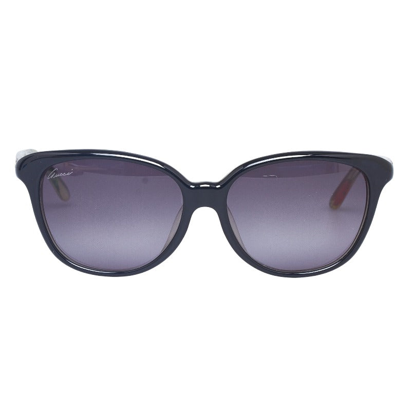 グッチ FLORA アジアンフィット サングラス GG3635 ブラック マルチカラー プラスチック レディース GUCCI 【中古】