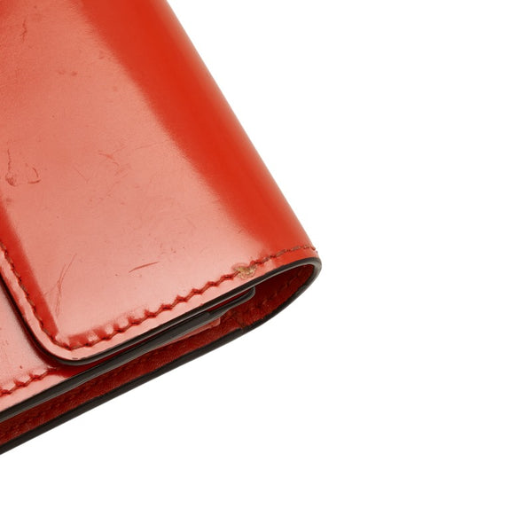 グッチ インターロッキングG 長財布 369663 オレンジ レザー レディース GUCCI 【中古】
