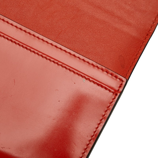 グッチ インターロッキングG 長財布 369663 オレンジ レザー レディース GUCCI 【中古】