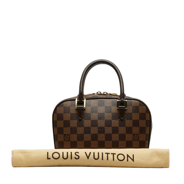 ルイ ヴィトン ダミエ サリア ミニ ハンドバッグ N51286 ブラウン PVC レザー レディース LOUIS VUITTON 【中古】