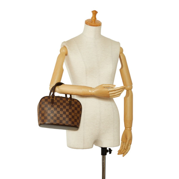 ルイ ヴィトン ダミエ サリア ミニ ハンドバッグ N51286 ブラウン PVC レザー レディース LOUIS VUITTON 【中古】