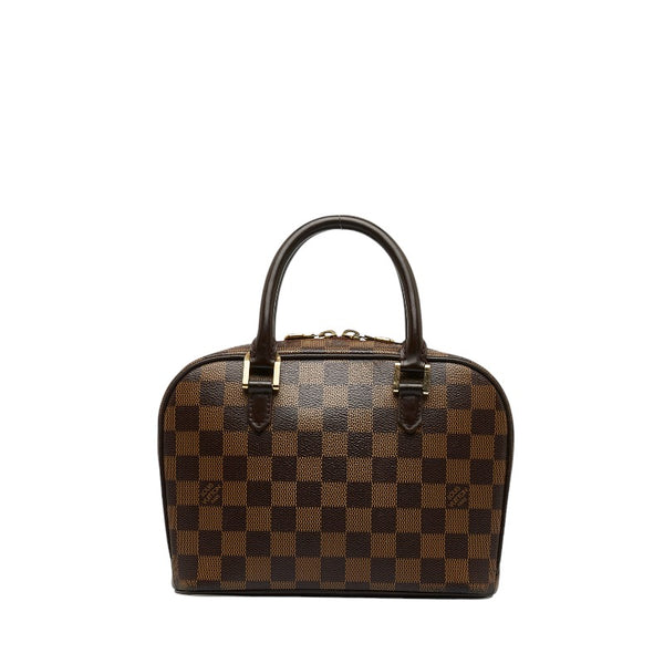 ルイ ヴィトン ダミエ サリア ミニ ハンドバッグ N51286 ブラウン PVC レザー レディース LOUIS VUITTON 【中古】