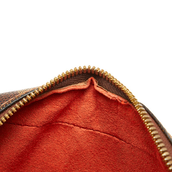 ルイ ヴィトン ダミエ サリア ミニ ハンドバッグ N51286 ブラウン PVC レザー レディース LOUIS VUITTON 【中古】