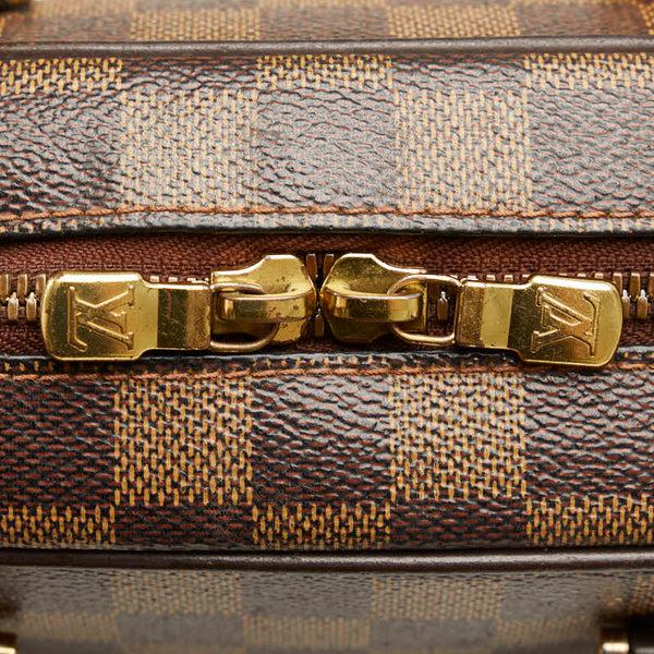 ルイ ヴィトン ダミエ サリア ミニ ハンドバッグ N51286 ブラウン PVC レザー レディース LOUIS VUITTON 【中古】