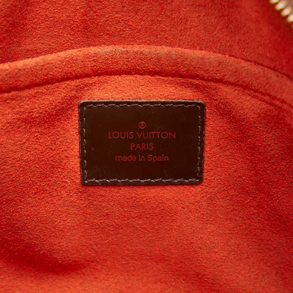 ルイ ヴィトン ダミエ サリア ミニ ハンドバッグ N51286 ブラウン PVC レザー レディース LOUIS VUITTON 【中古】