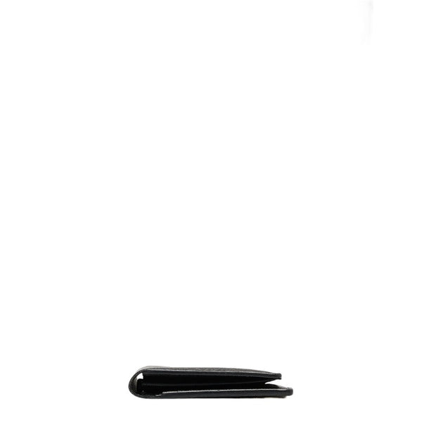 ルイ ヴィトン モノグラム エクリプス ポルトフォイユ ブラザ 藤原ヒロシ fragment design 長財布 M64438 ブラック PVC レザー メンズ LOUIS VUITTON 【中古】