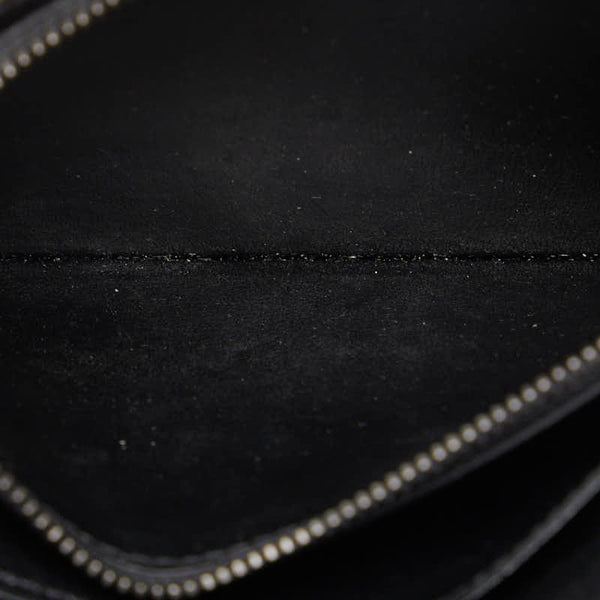 ルイ ヴィトン モノグラム エクリプス ポルトフォイユ ブラザ 藤原ヒロシ fragment design 長財布 M64438 ブラック PVC レザー メンズ LOUIS VUITTON 【中古】