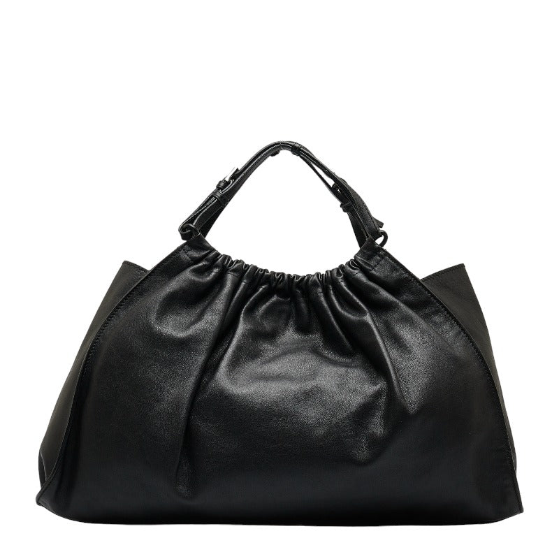 グッチ ハンドバッグ 002058 ブラック レザー レディース GUCCI 【中古】