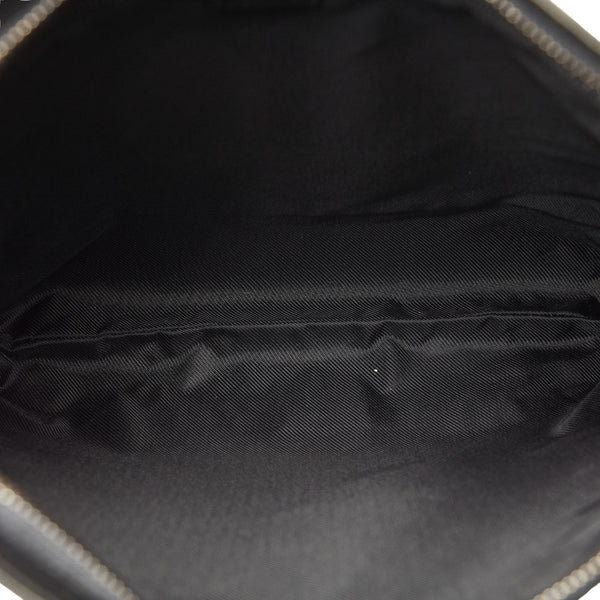 グッチ GGキャンバス 斜め掛け ショルダーバッグ 122791 ブラック キャンバス レザー レディース GUCCI 【中古】