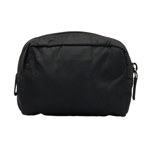プラダ ポーチ ブラック ナイロン レディース PRADA 【中古】