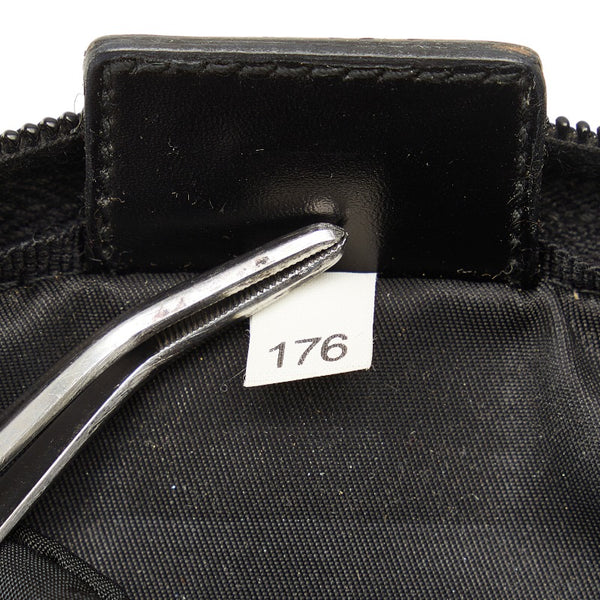 プラダ ポーチ ブラック ナイロン レディース PRADA 【中古】