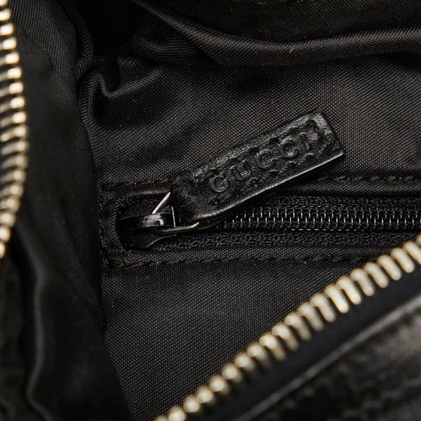 グッチ GGキャンバス ワンショルダーバッグ ハンドバッグ 002 058 ブラック キャンバス レザー レディース GUCCI 【中古】