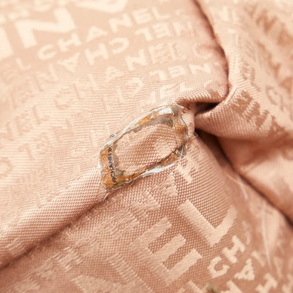 シャネル チョコバー ハンドバッグ ベージュ キャビアスキン レディース CHANEL 【中古】