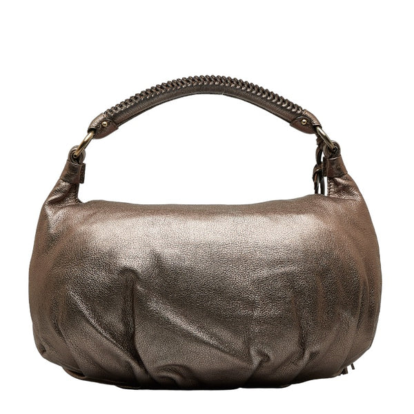 サルヴァトーレフェラガモ ガンチーニ タッセル ショルダーバッグ FJ-21 C450 レザー レディース Salvatore Ferragamo 【中古】