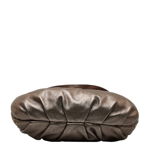 サルヴァトーレフェラガモ ガンチーニ タッセル ショルダーバッグ FJ-21 C450 レザー レディース Salvatore Ferragamo 【中古】