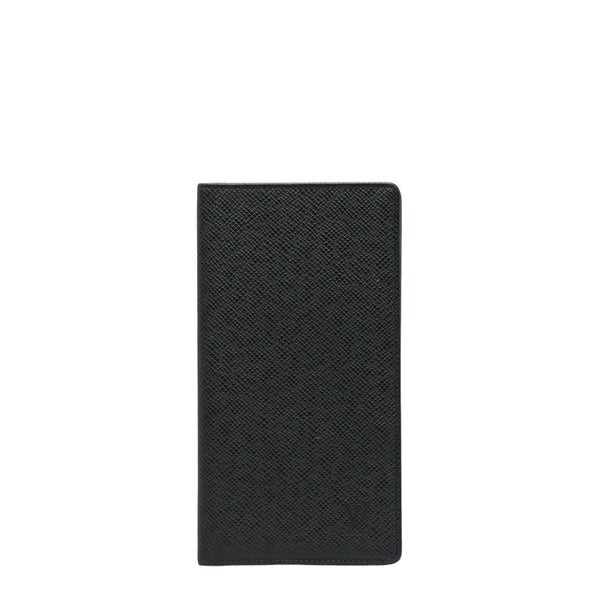 ルイ ヴィトン タイガ ポルトバルール カルトクレディ 二つ折り財布 札入れ M30392 ブラック レザー メンズ LOUIS VUITTON 【中古】