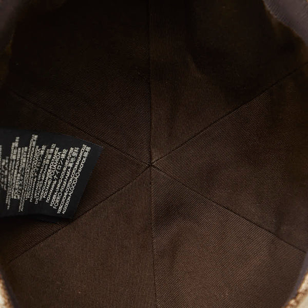 グッチ オリジナルGGキャンバス シェリーライン キャップ ベースボールキャップ 200035 ベージュ キャンバス レディース GUCCI 【中古】